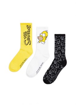 Cropp - 3 pack skarpet The Simpsons - żółty ze sklepu Cropp w kategorii Skarpetki męskie - zdjęcie 166624392
