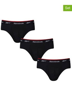Reebok Slipy (3 pary) &quot;Wiggins&quot; w kolorze czarnym ze sklepu Limango Polska w kategorii Majtki męskie - zdjęcie 166634521