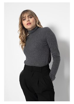 Perfect Cashmere Kaszmirowy golf &quot;Ashley&quot; w kolorze antracytowym ze sklepu Limango Polska w kategorii Swetry damskie - zdjęcie 166634544