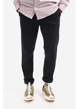 Norse Projects spodnie męskie kolor granatowy dopasowane N25.0367.7004-7004 ze sklepu PRM w kategorii Spodnie męskie - zdjęcie 166640064