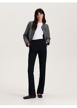 Reserved - Spodnie flare - czarny ze sklepu Reserved w kategorii Spodnie damskie - zdjęcie 166641254