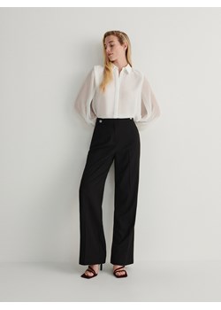 Reserved - Eleganckie spodnie z kantem - czarny ze sklepu Reserved w kategorii Spodnie damskie - zdjęcie 166641470