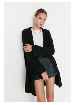 trendyol Kardigan w kolorze czarnym ze sklepu Limango Polska w kategorii Swetry damskie - zdjęcie 166642814