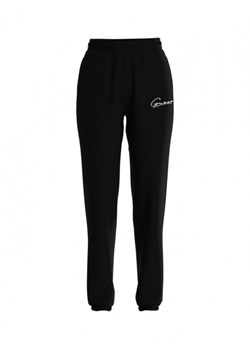 Damskie spodnie dresowe Guess Allycia Cuff Long Pants - czarne ze sklepu Sportstylestory.com w kategorii Spodnie damskie - zdjęcie 166647740