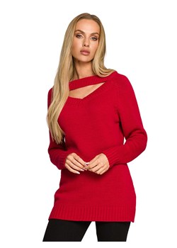 made of emotion Sweter w kolorze czerwonym ze sklepu Limango Polska w kategorii Swetry damskie - zdjęcie 166648241