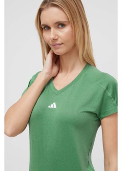 adidas Performance t-shirt treningowy kolor zielony IS3964 ze sklepu ANSWEAR.com w kategorii Bluzki damskie - zdjęcie 166664752