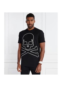 Philipp Plein T-shirt Skull&Bones | Regular Fit ze sklepu Gomez Fashion Store w kategorii T-shirty męskie - zdjęcie 166669623