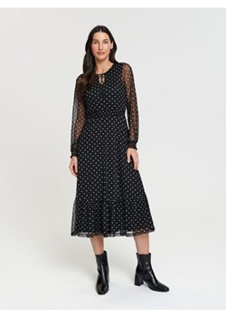 Sinsay - Sukienka midi w grochy - wielobarwny ze sklepu Sinsay w kategorii Sukienki - zdjęcie 166683373