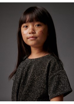 Reserved - Brokatowa bluzka - czarny ze sklepu Reserved w kategorii Bluzki dziewczęce - zdjęcie 166684352