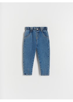Reserved - Ocieplane jeansy baggy - niebieski ze sklepu Reserved w kategorii Spodnie i półśpiochy - zdjęcie 166688552