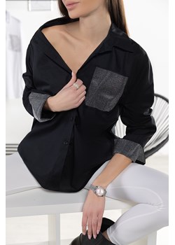 Koszula damska MERLILA BLACK ze sklepu Ivet Shop w kategorii Koszule damskie - zdjęcie 166690111