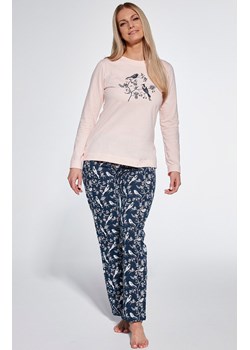 Bawełniana piżama damska 768/363 Birdie dł/r, Kolor różowo-granatowy, Rozmiar S, Cornette ze sklepu Primodo w kategorii Piżamy damskie - zdjęcie 166695041