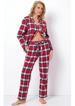 Bawełniana piżama damska w kratkę Marissa Long, Kolor czerwony, Rozmiar L, Aruelle ze sklepu Primodo w kategorii Piżamy damskie - zdjęcie 166697001