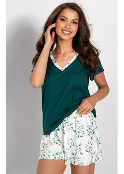 Piżama dwuczęściowa Bliss Green, Kolor zielony, Rozmiar M, Momenti per me ze sklepu Primodo w kategorii Piżamy damskie - zdjęcie 166698092