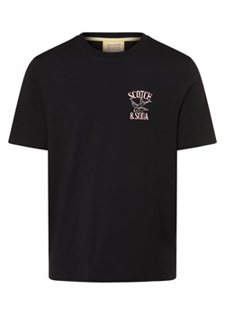 Scotch & Soda T-shirt męski Mężczyźni Bawełna granatowy nadruk ze sklepu vangraaf w kategorii T-shirty męskie - zdjęcie 166700221