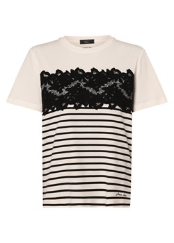 Marc Cain Collections T-shirt damski Kobiety Bawełna biały w paski ze sklepu vangraaf w kategorii Bluzki damskie - zdjęcie 166700223