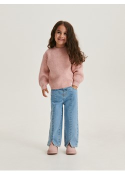 Reserved - Sweter z naszywką - różowy ze sklepu Reserved w kategorii Bluzy i swetry - zdjęcie 166759664