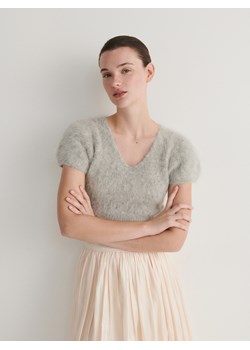 Reserved - Sweter z alpaką - jasnoszary ze sklepu Reserved w kategorii Swetry damskie - zdjęcie 166759953
