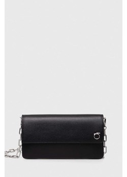 Trussardi portfel damski kolor czarny ze sklepu ANSWEAR.com w kategorii Portfele damskie - zdjęcie 166763892
