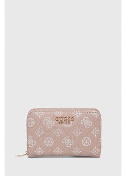 Guess portfel LAUREL damski kolor różowy SWPG85 00400 ze sklepu ANSWEAR.com w kategorii Portfele damskie - zdjęcie 166764153