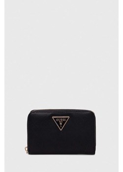 Guess portfel LAUREL damski kolor czarny SWZG85 00400 ze sklepu ANSWEAR.com w kategorii Portfele damskie - zdjęcie 166764210
