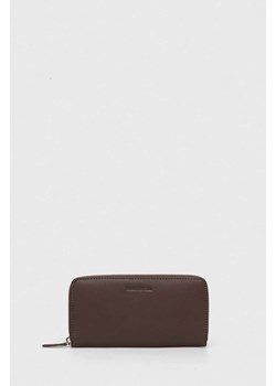 Marc O&apos;Polo portfel skórzany damski kolor brązowy ze sklepu ANSWEAR.com w kategorii Portfele damskie - zdjęcie 166767094