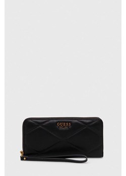 Guess portfel CILIAN damski kolor czarny SWQB91 91460 ze sklepu ANSWEAR.com w kategorii Portfele damskie - zdjęcie 166767460