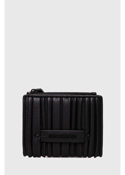 Karl Lagerfeld portfel damski kolor czarny ze sklepu ANSWEAR.com w kategorii Portfele damskie - zdjęcie 166767901