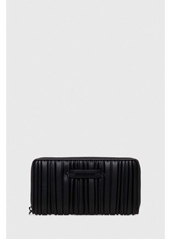Karl Lagerfeld portfel damski kolor czarny ze sklepu ANSWEAR.com w kategorii Portfele damskie - zdjęcie 166767931