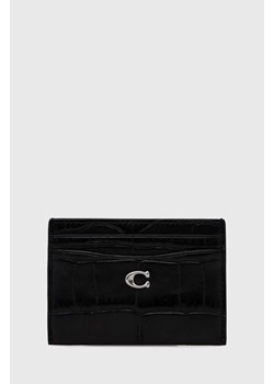 Coach portfel damski kolor czarny ze sklepu ANSWEAR.com w kategorii Portfele damskie - zdjęcie 166767942
