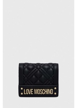 Love Moschino portfel damski kolor czarny ze sklepu ANSWEAR.com w kategorii Portfele damskie - zdjęcie 166767983