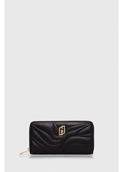 Liu Jo portfel damski kolor czarny ze sklepu ANSWEAR.com w kategorii Portfele damskie - zdjęcie 166768290