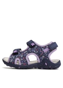 Sandały Geox J Sandal Whinberry G J35GRD0CE15CF48E S Navy/Dk Lilac ze sklepu eobuwie.pl w kategorii Sandały dziecięce - zdjęcie 166771401