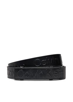 Pasek Damski Calvin Klein Gracie Belt 30Mm K60K611583 Czarny ze sklepu eobuwie.pl w kategorii Paski damskie - zdjęcie 166772711