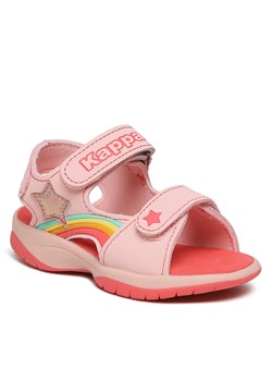 Sandały Kappa 261042K Rose/Coral 2129 ze sklepu eobuwie.pl w kategorii Sandały dziecięce - zdjęcie 166772780