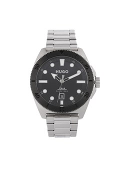 Zegarek Hugo 1530305 Silver/Black ze sklepu eobuwie.pl w kategorii Zegarki - zdjęcie 166774194