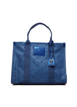 Torebka Kurt Geiger Small Southbank Tote 9544780609 Blue ze sklepu eobuwie.pl w kategorii Torby Shopper bag - zdjęcie 166775333
