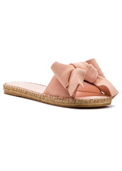 Espadryle Manebi Sandals With Bow W 1.4 J0 Pastel Rose Suede ze sklepu eobuwie.pl w kategorii Espadryle damskie - zdjęcie 166776941