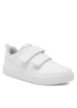 Sneakersy Puma Courtflex v2 V PS* 371543 04 Biały - id: 5904862900810 - marki Puma - 166777311 Sneakersy Puma Courtflex v2 V PS* 371543 04 Biały ze sklepu eobuwie.pl w kategorii Trampki dziecięce - zdjęcie 166777311