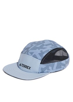 Czapka z daszkiem adidas Terrex HEAT.RDY 5-Panel Graphic Cap HY2793 blue dawn/black/black ze sklepu eobuwie.pl w kategorii Czapki z daszkiem damskie - zdjęcie 166779890