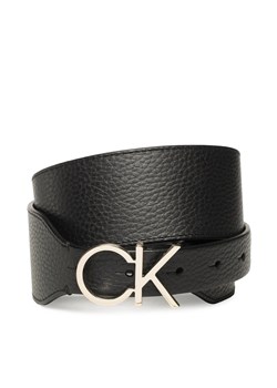 Pasek Damski Calvin Klein Re-Lock High Waist Belt 50Mm K60K610382 Czarny ze sklepu eobuwie.pl w kategorii Paski damskie - zdjęcie 166783140