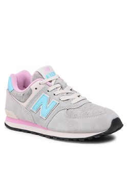 Sneakersy New Balance GC574NB1 Szary ze sklepu eobuwie.pl w kategorii Buty sportowe dziecięce - zdjęcie 166789920