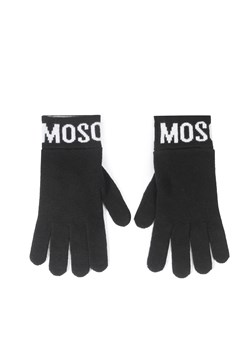 Rękawiczki Damskie MOSCHINO 65232 M2357 Czarny ze sklepu eobuwie.pl w kategorii Rękawiczki damskie - zdjęcie 166790210