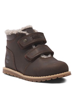 Trzewiki Timberland Pokey Pine Warm Lined H&L TB0A5YVS9311 Brązowy ze sklepu eobuwie.pl w kategorii Buty zimowe dziecięce - zdjęcie 166790323