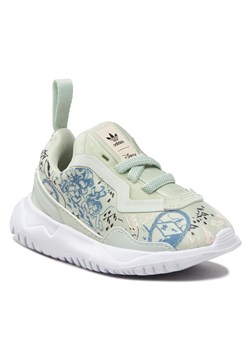 Sneakersy adidas Flex El I GX9248 Zielony ze sklepu eobuwie.pl w kategorii Buciki niemowlęce - zdjęcie 166791344