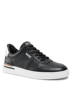 Sneakersy Boss 50498894 Black 001 ze sklepu eobuwie.pl w kategorii Trampki męskie - zdjęcie 166791374