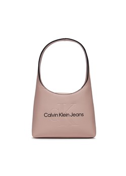 Torebka Calvin Klein Jeans Sculpted Arch Shoulderbag22 Mono K60K611548 Różowy ze sklepu eobuwie.pl w kategorii Torby Shopper bag - zdjęcie 166791941