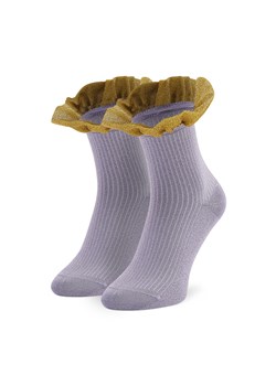 Skarpety wysokie damskie Happy Socks SISCAY12-5000 Fioletowy ze sklepu eobuwie.pl w kategorii Skarpetki damskie - zdjęcie 166793153