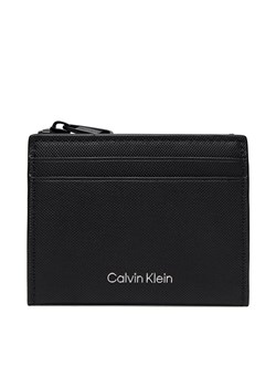 Etui na karty kredytowe Calvin Klein Ck Must 10Cc Cardholder W/Zip K50K511282 Czarny ze sklepu eobuwie.pl w kategorii Etui - zdjęcie 166799222