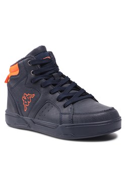 Sneakersy Kappa 260826T Navy/Orange 6744 ze sklepu eobuwie.pl w kategorii Buty sportowe dziecięce - zdjęcie 166804803